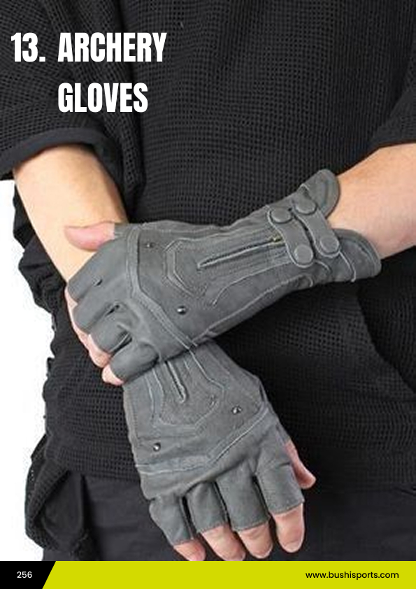 Enhance your precision and comfort with Bushi Sports Archery Gloves — durable, flexible, and crafted for perfect grip and protection.