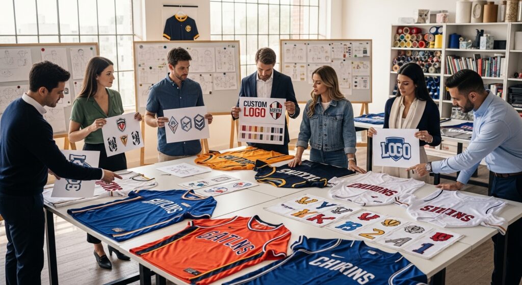 Custom sportswear for youth and professional teams enhancing team identity and branding