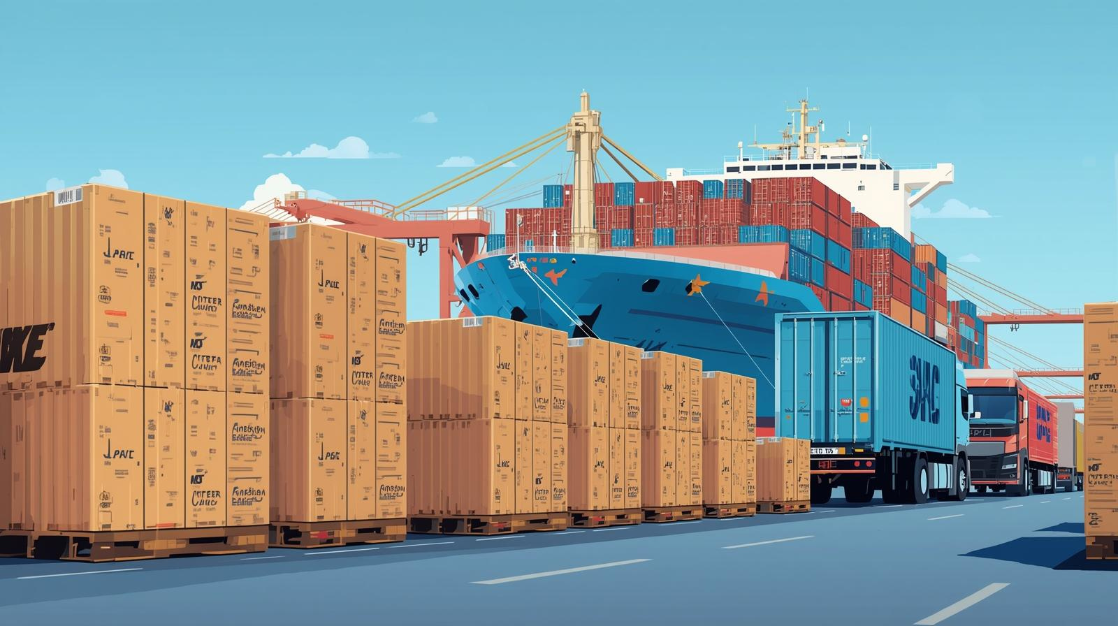 export ready sportswear packaging and logistics