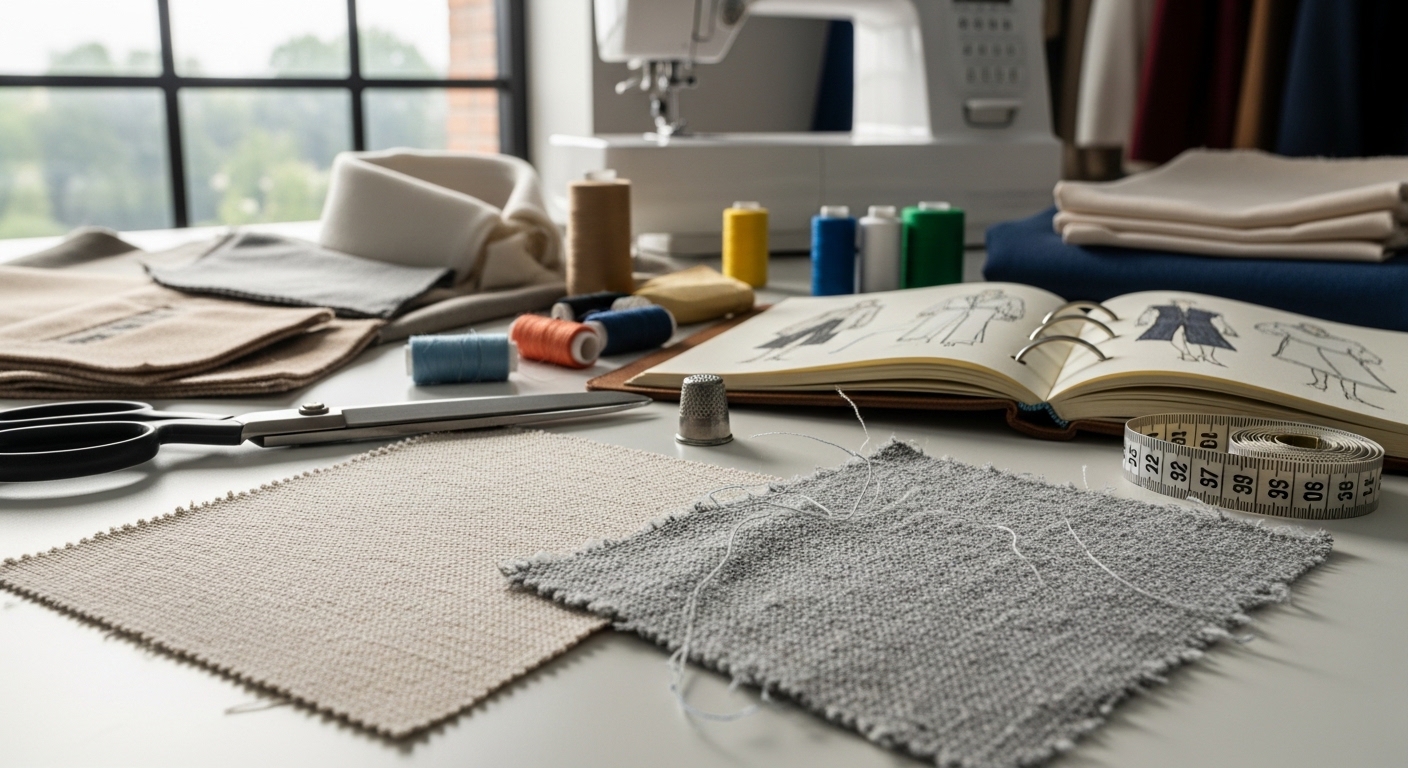 Fabric quality comparison showing high-quality textile material in apparel manufacturing