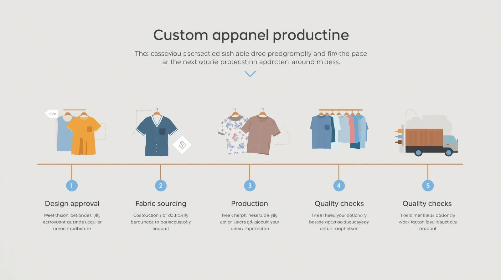production delays in custom apparel due to poor planning and unclear timelines
