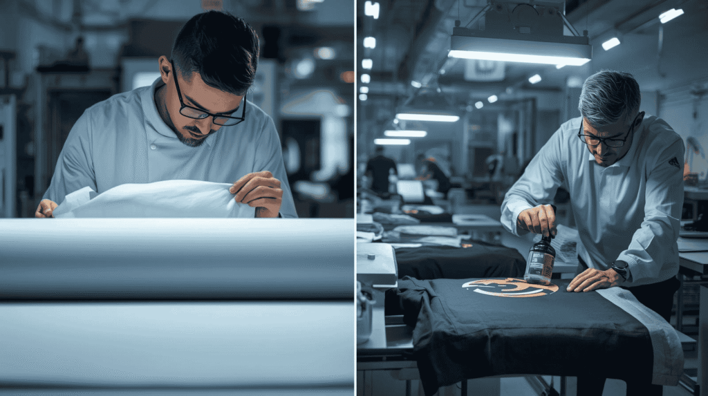 sportswear quality control process in manufacturing