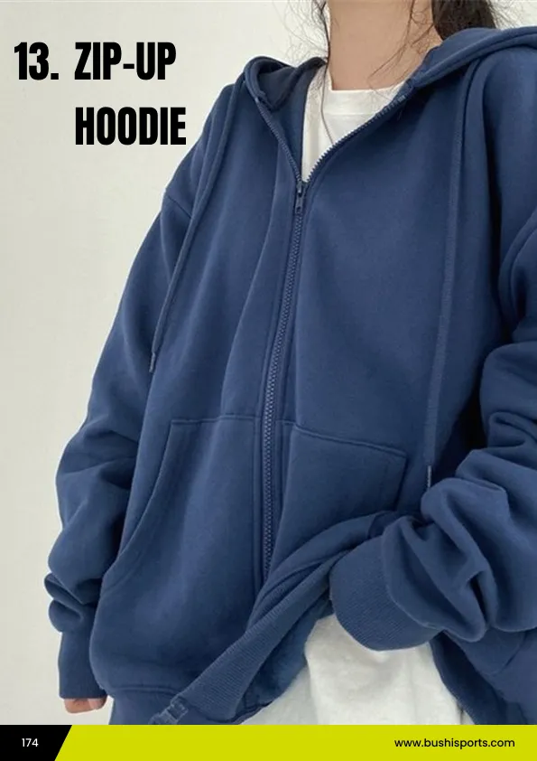 Custom Zip-Up Hoodie for Streetwear and Apparel Brands
