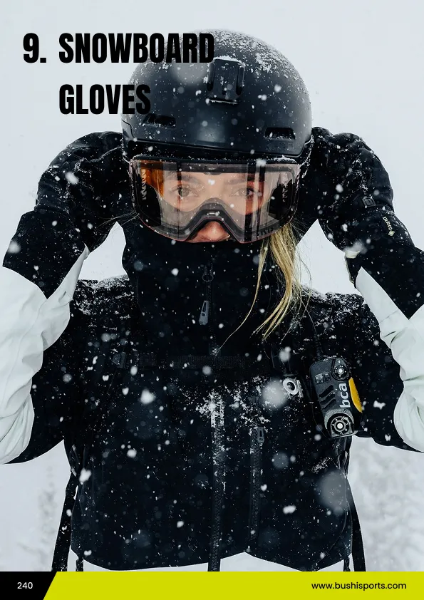 custom snowboard gloves manufacturer winter sportswear OEM sportswear bulk production private label