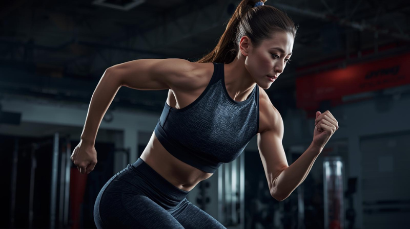 athlete wearing compression sportswear for performance and recovery