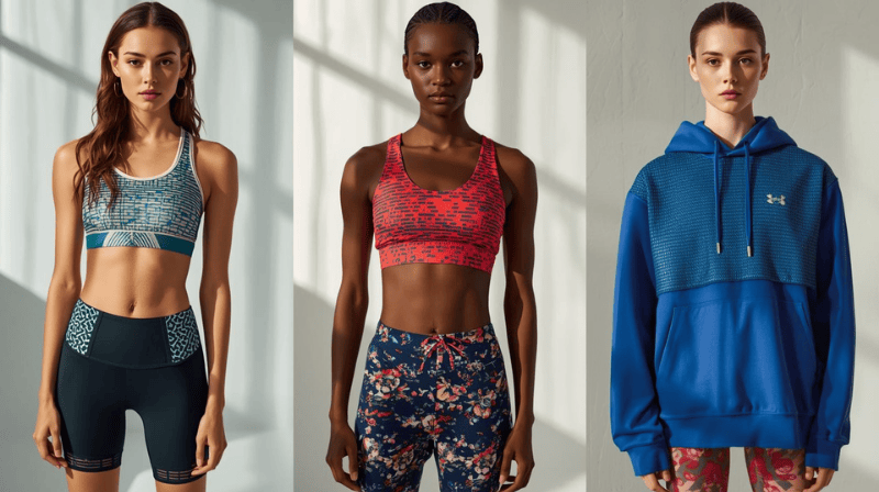 slim, athletic, and relaxed sportswear fit types