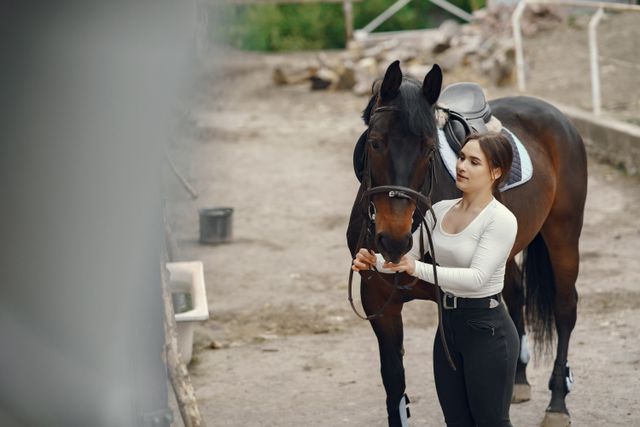 Equestrian collection development featuring horse riding apparel