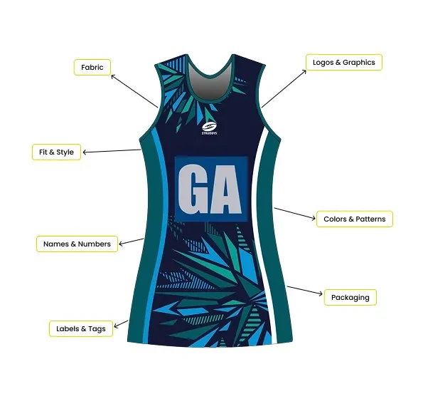 custom netball uniform supplier OEM ODM sportswear manufacturer private label bulk
