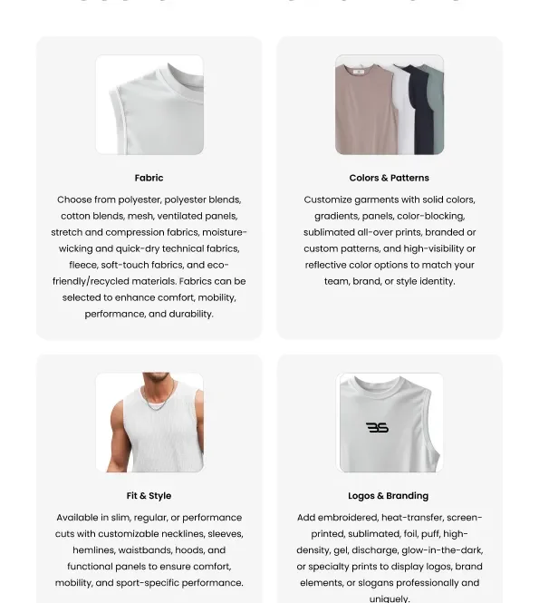 tank tops customization logos sublimation custom teamwear bulk supplier OEM sportswear