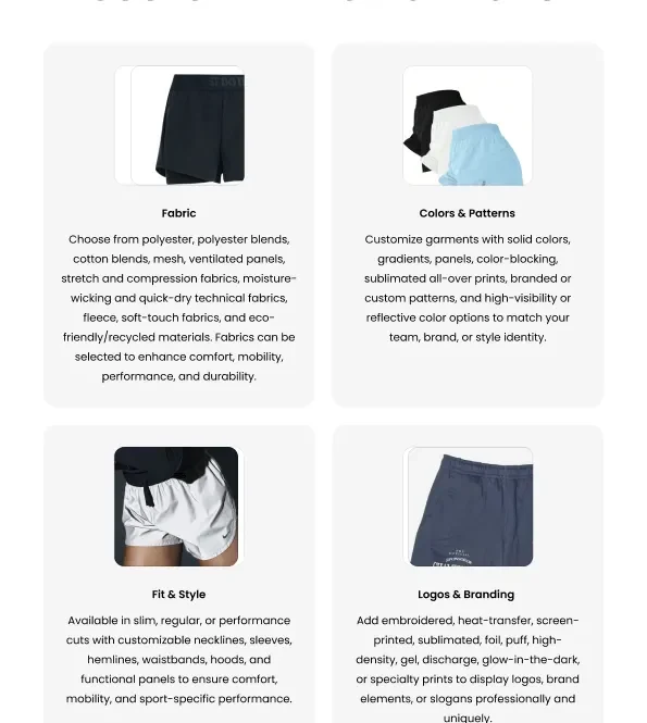 running shorts customization logos sublimation custom teamwear bulk supplier activewear manufacturer