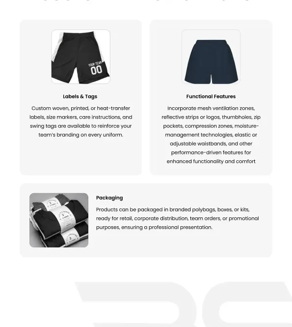 private label running shorts supplier OEM ODM apparel manufacturer wholesale sportswear