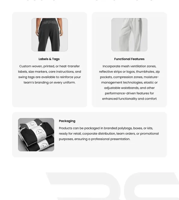 private label sweat pants supplier OEM ODM apparel manufacturer wholesale sportswear