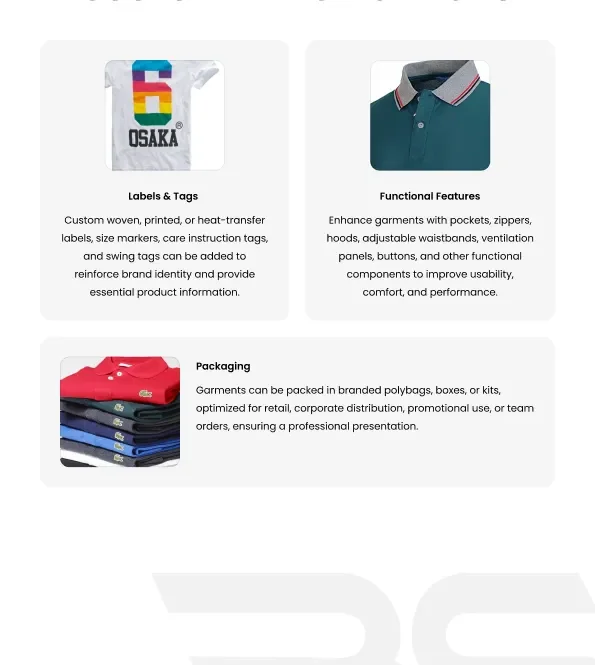 private label t shirts supplier packaging OEM ODM apparel manufacturer wholesale