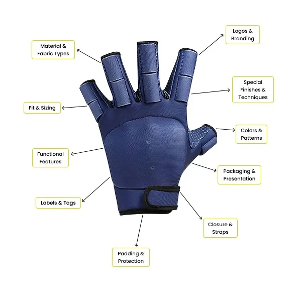 custom field hockey gloves supplier OEM sportswear ODM manufacturing private label sportswear