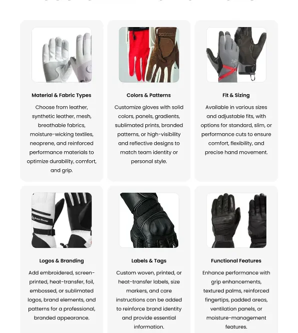 custom snowboard gloves supplier OEM sportswear ODM manufacturing private label winter gloves