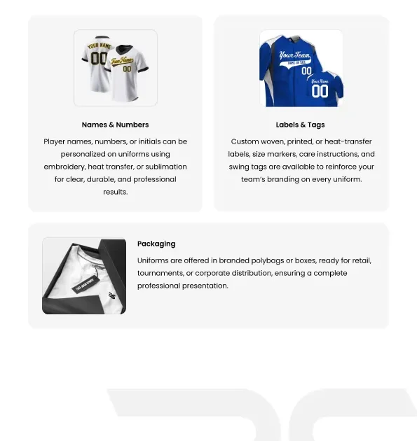 Private Label Baseball Uniform Supplier | Bulk Apparel Production