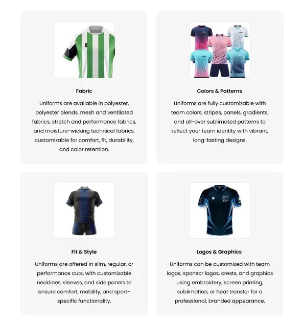 rugby uniform customization OEM private label sportswear manufacturer colors patterns logos sublimation printing custom teamwear supplier