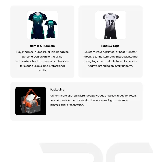 private label table tennis uniform supplier packaging labels OEM ODM apparel manufacturer