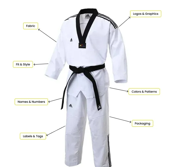 custom martial arts uniform supplier OEM ODM sportswear manufacturer private label bulk