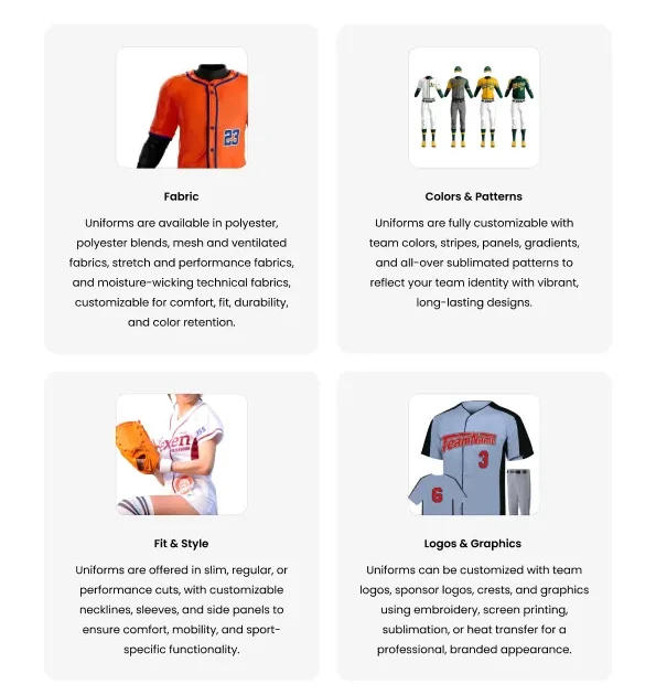 softball uniform customization colors logos sublimation custom sportswear bulk supplier