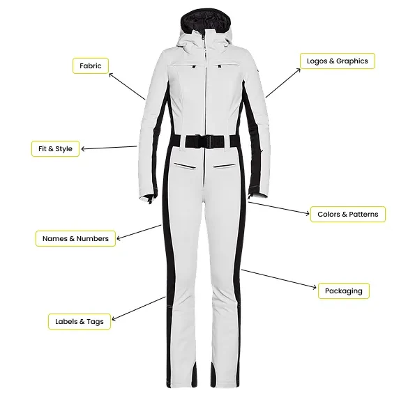 custom skiing uniform supplier OEM ODM sportswear manufacturer private label bulk